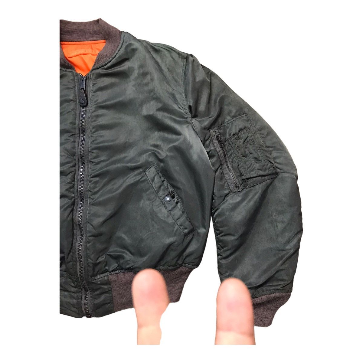 Alpha Industries × Vintage Vintage 60’ Ma1 Usaf Air Force Alpha Industries war Size US L / EU 52-54 / 3 - 3 Thumbnail