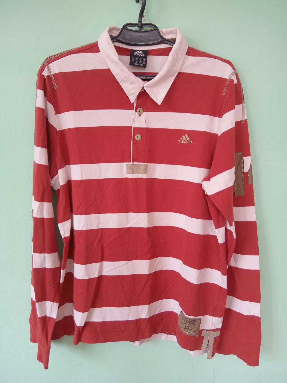 Adidas Adidas Rugby Polo Shirt Size US XL / EU 56 / 4 - 1 Thumbnail