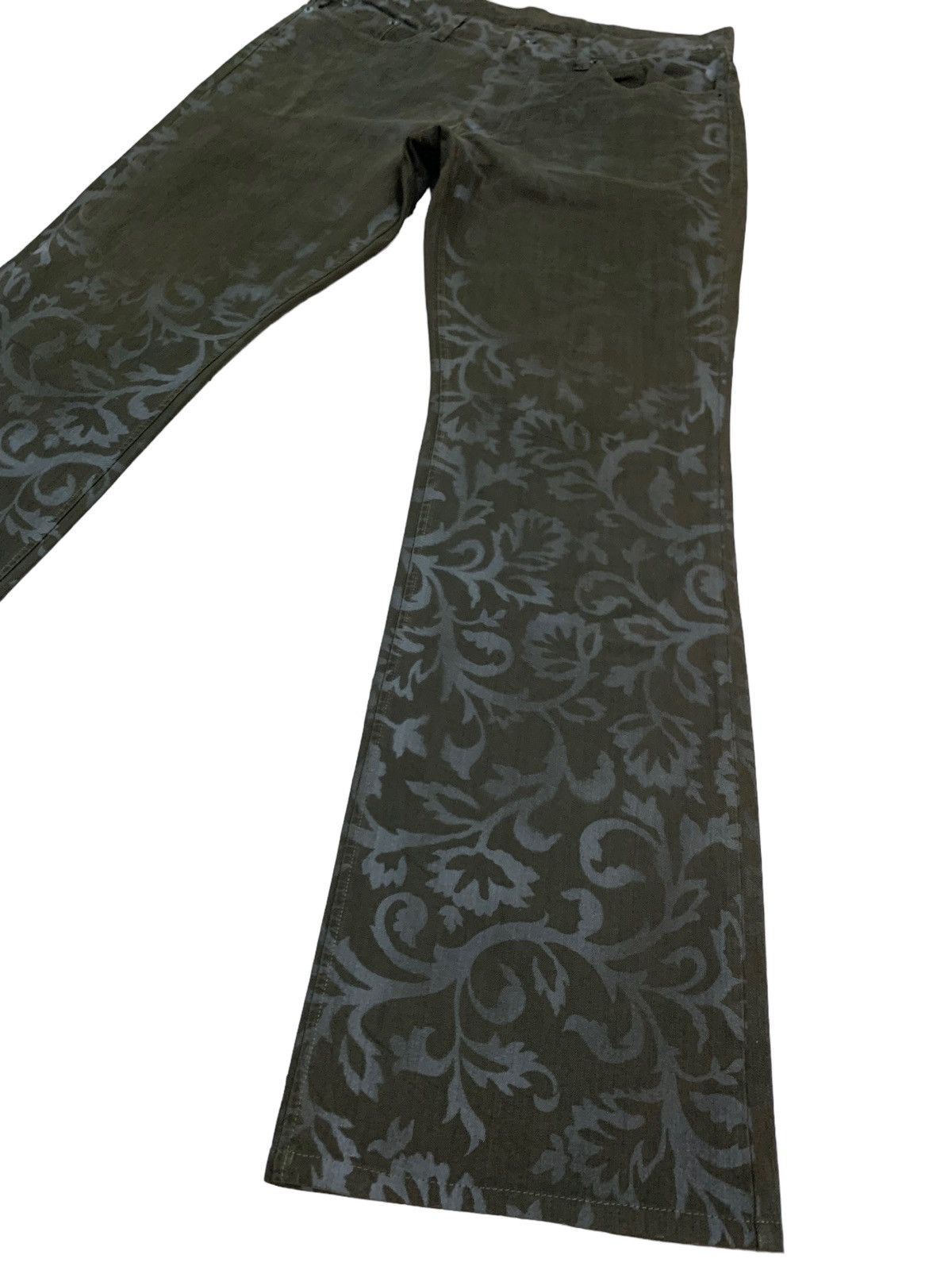 Japanese Brand × Tornado Mart 🔥Vintage Custom Culture Printed Silver Paisley Pants Size US 32 / EU 48 - 4 Thumbnail
