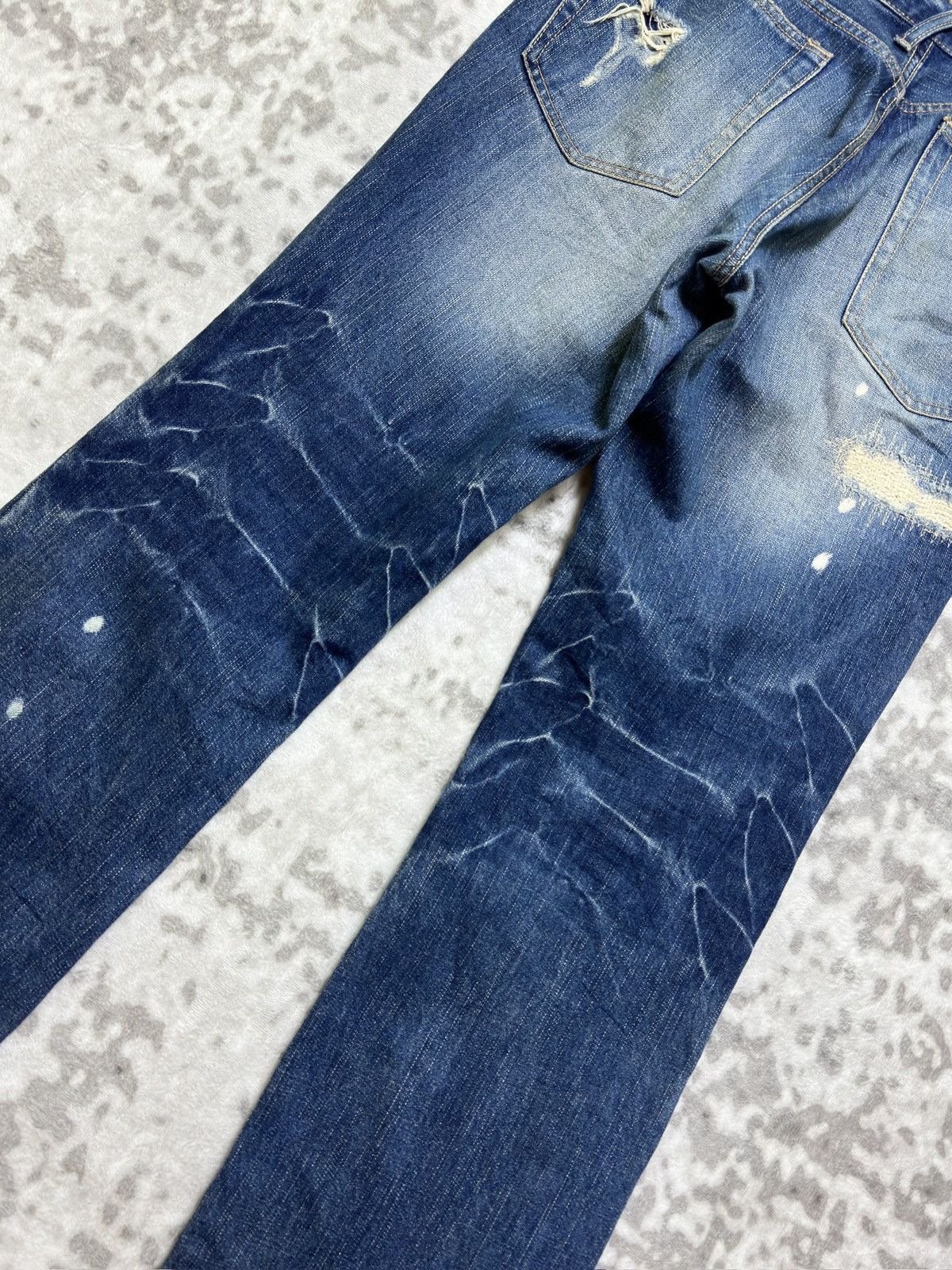 PPFM Vintage PPFM Bootcut Flared Paint Splatter Distressed Japan Size US 32 / EU 48 - 13 Thumbnail