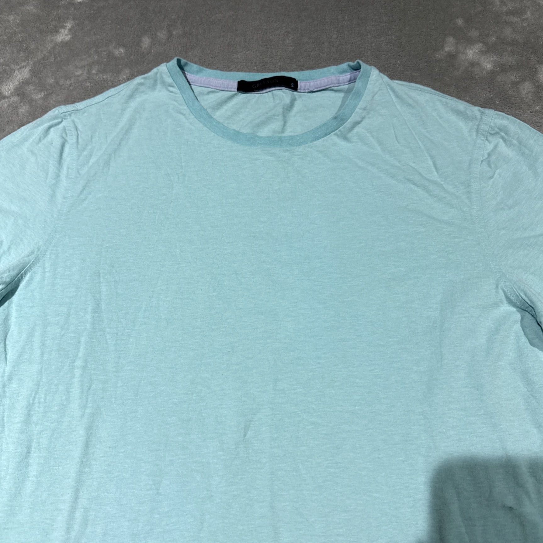 Vintage Greyson Shirt Mens S Blue Crewneck Tee Performance Stretch Golf Short Sleeve Breathable Moisture Wicking Lightweight Athletic Sports Athleisure Size US S / EU 44-46 / 1 - 2 Thumbnail