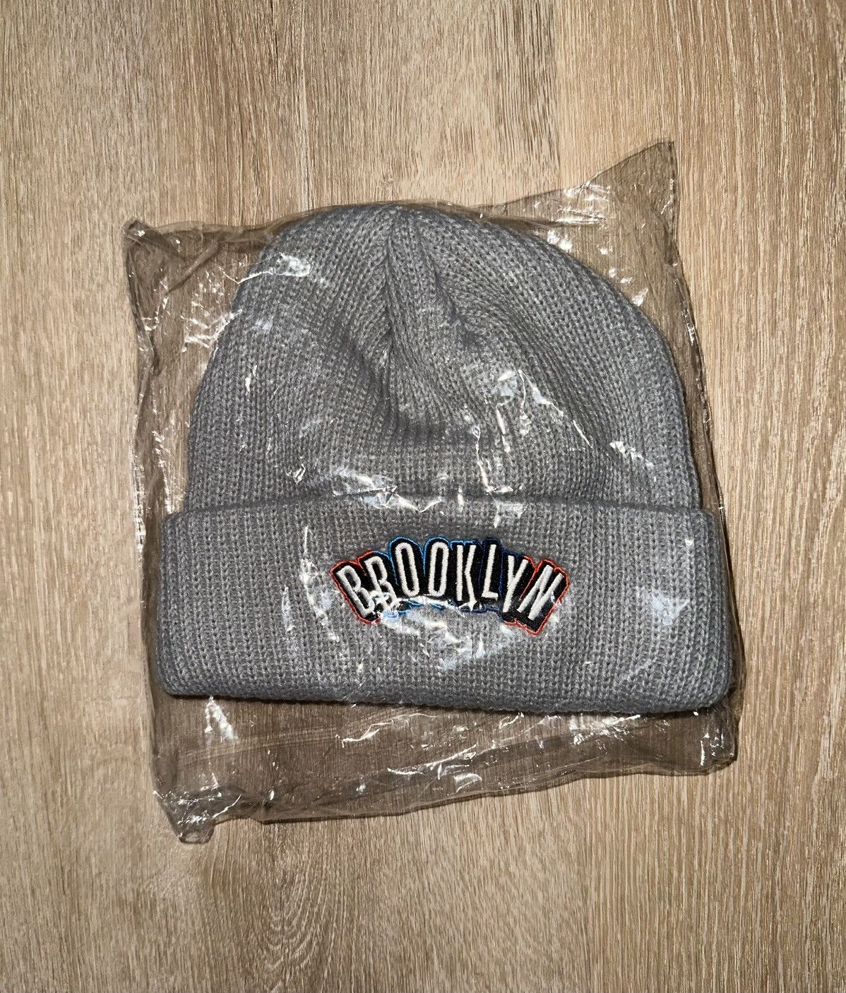 NBA × Vintage Brooklyn Nets NBA Game Giveaway Beanie Hat Size ONE SIZE - 1 Thumbnail