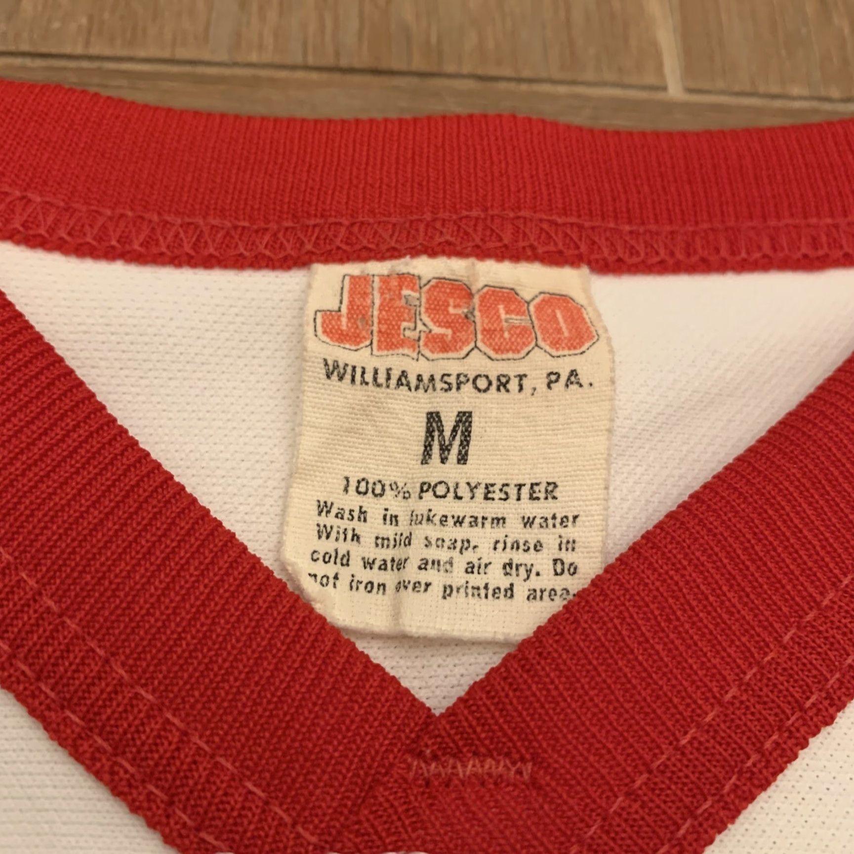 Vintage VINTAGE Larry's Pizza Football Jersey Mifflinburg PA Men Size M White Jersey football history 1990s Mens Size US M / EU 48-50 / 2 - 3 Thumbnail