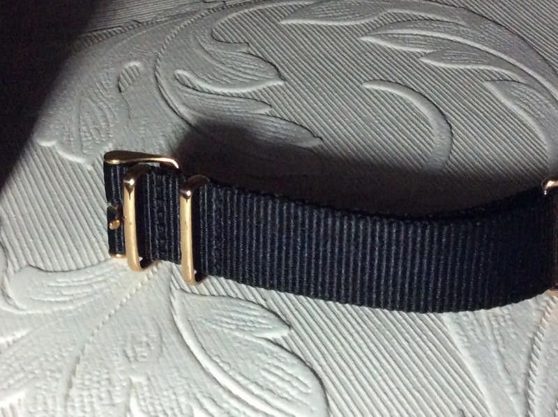 Designer David Daber Swiss made men's white dial blacl strap watch Size ONE SIZE - 9 Thumbnail