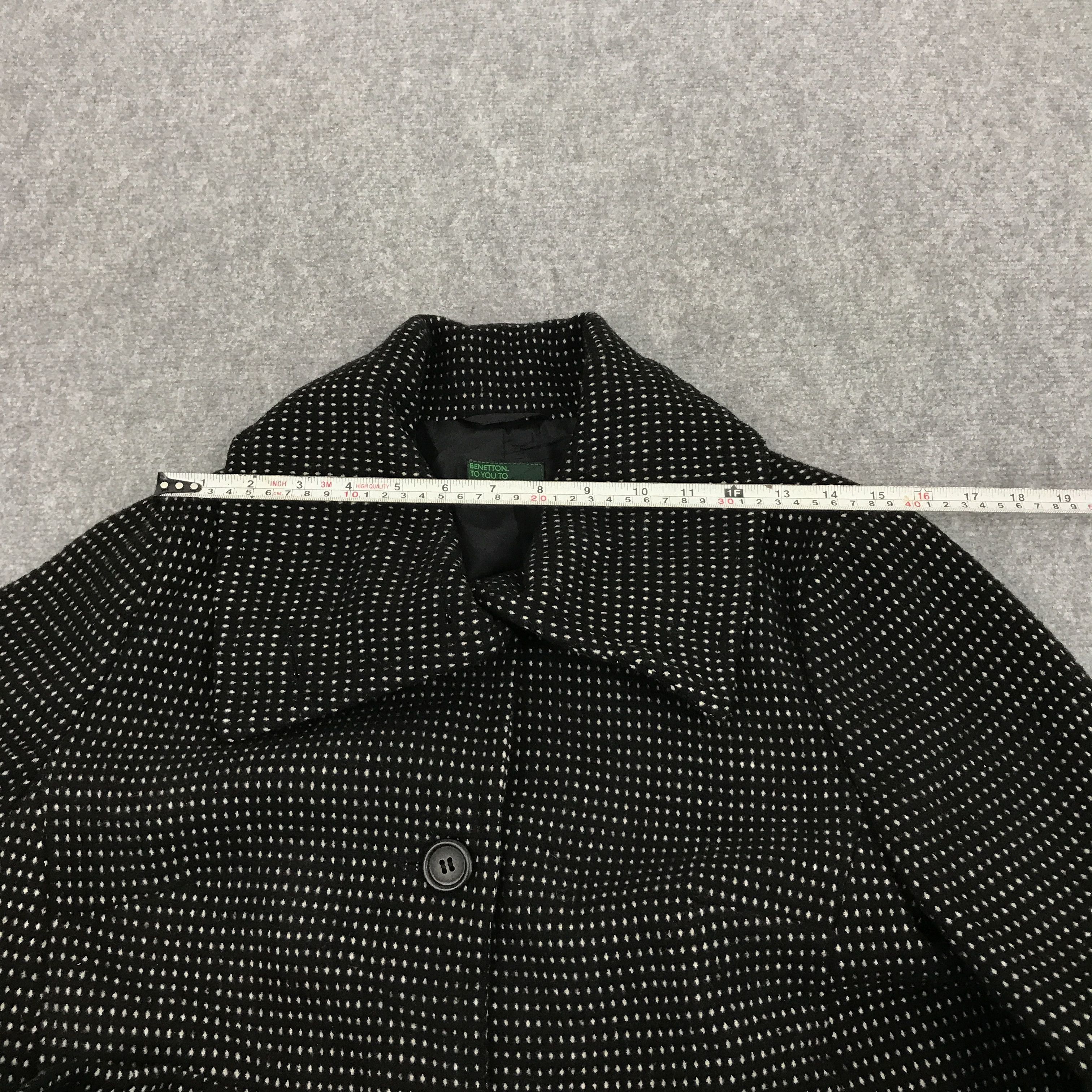 Benetton × Japanese Brand Benetton Button Wool jacket Size US M / EU 48-50 / 2 - 7 Thumbnail