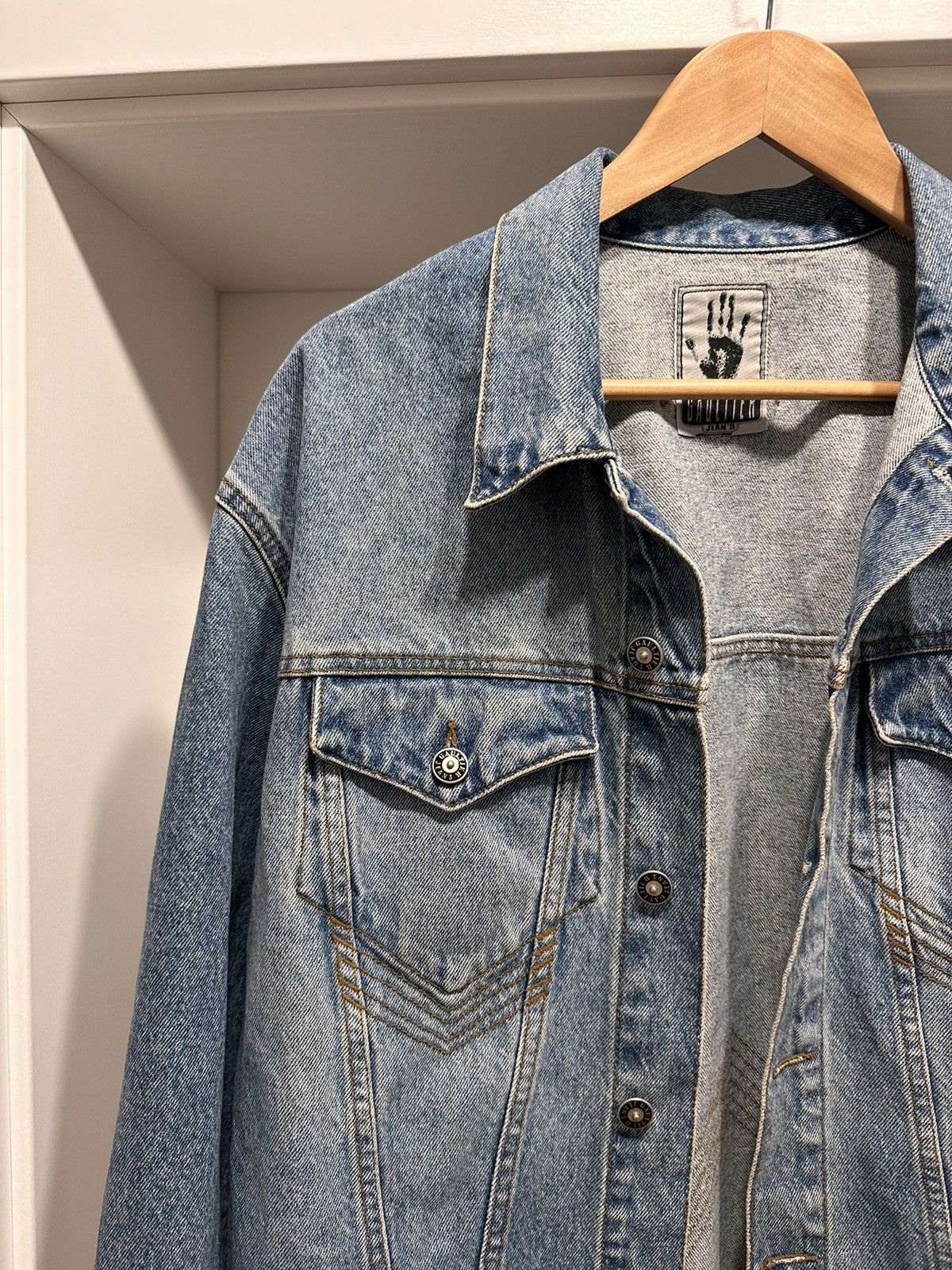 Jean Paul Gaultier JPG Gaultier Jeans Denim Jacket 90s Size US L / EU 52-54 / 3 - 2 Thumbnail