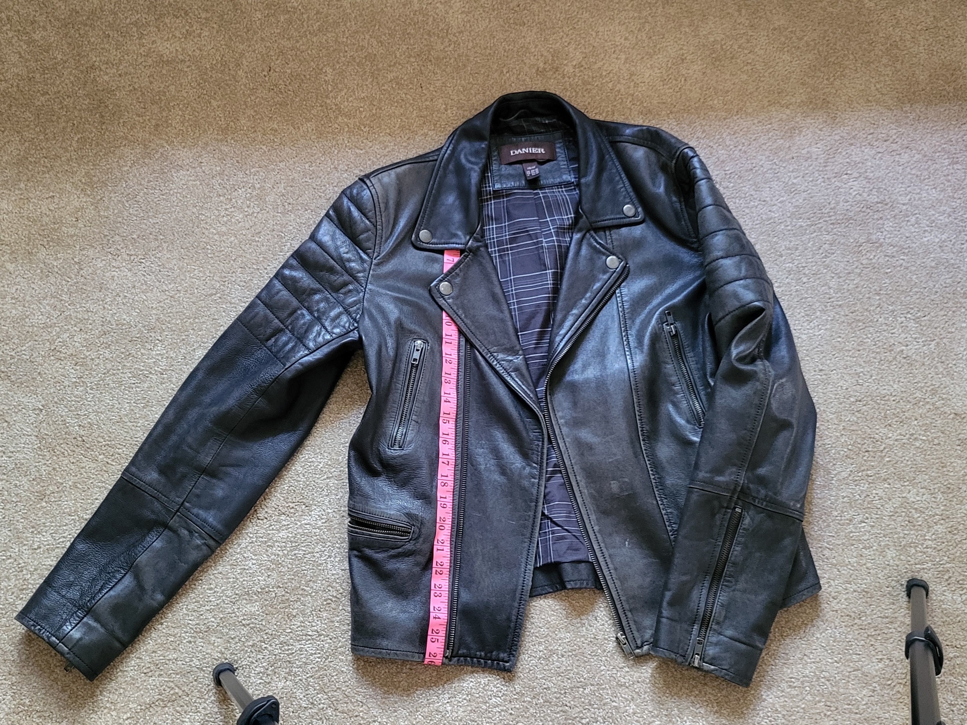 Danier Vintage Danier Calfskin Leather Motorcycle Jacket Size US XS / EU 42 / 0 - 6 Thumbnail