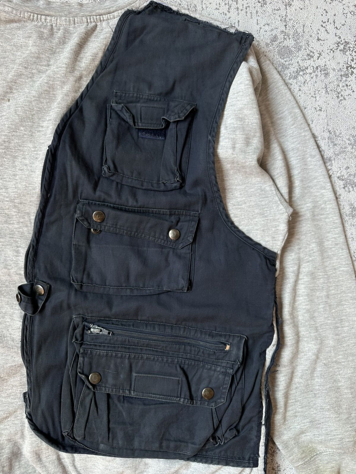 Dickies Custom Dickies Hybrid Tactical Sweatshirt Distressed Details Size US L / EU 52-54 / 3 - 10 Thumbnail