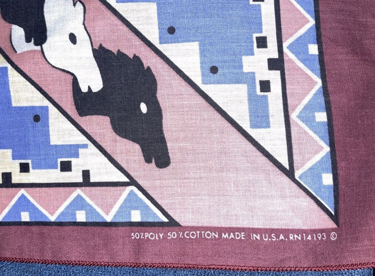 Vintage Vintage 1980 Native American Southwest Bandana! Size ONE SIZE - 4 Thumbnail