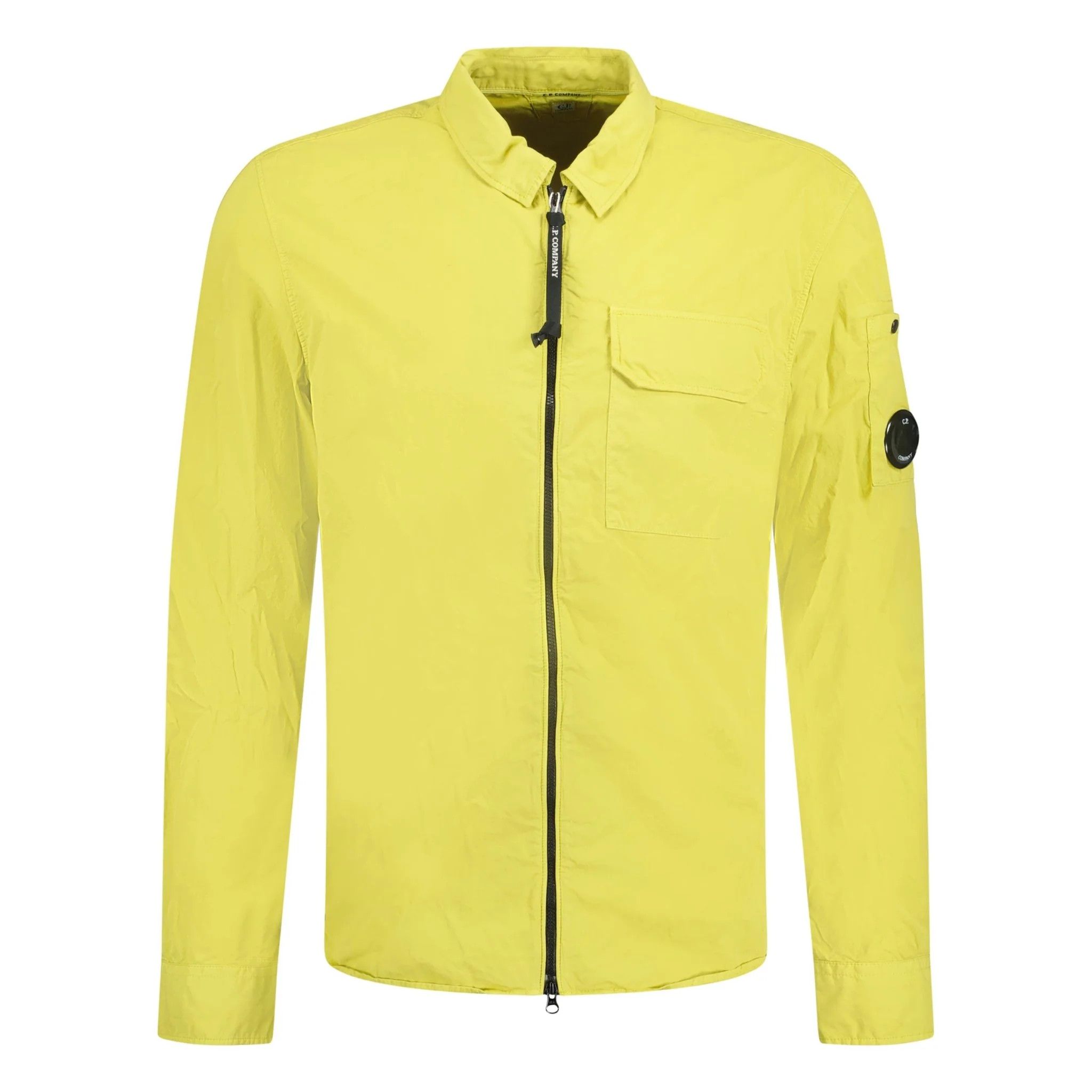 C.P. Company o1y1224 Solid Color Shirt in Acid Green Size US XS / EU 42 / 0 - 1 Thumbnail