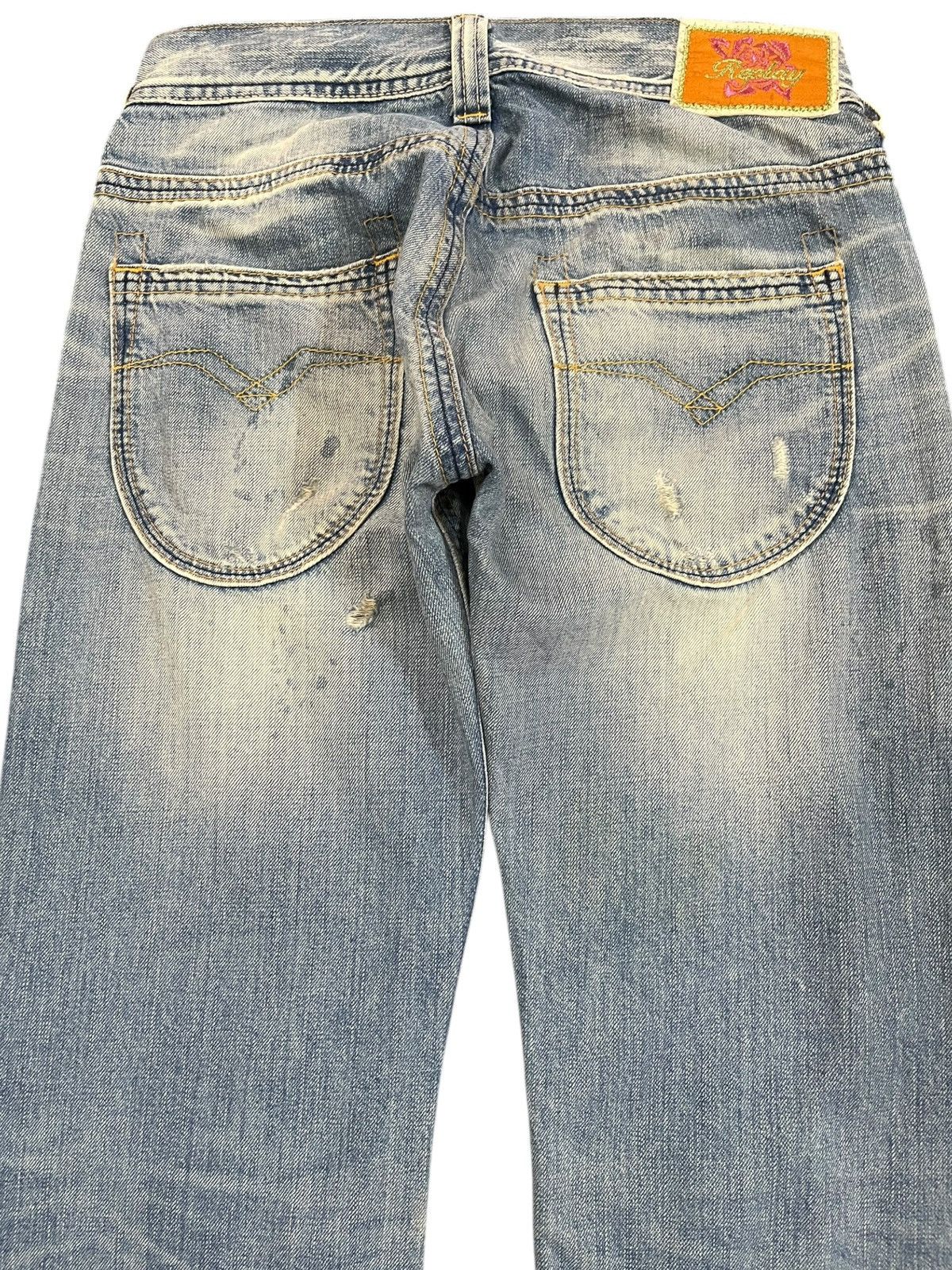 Le Grande Bleu (L.G.B.) × Replay Vintage Replay Flare Bell Bottom Faded Denim Size US 29 - 6 Thumbnail