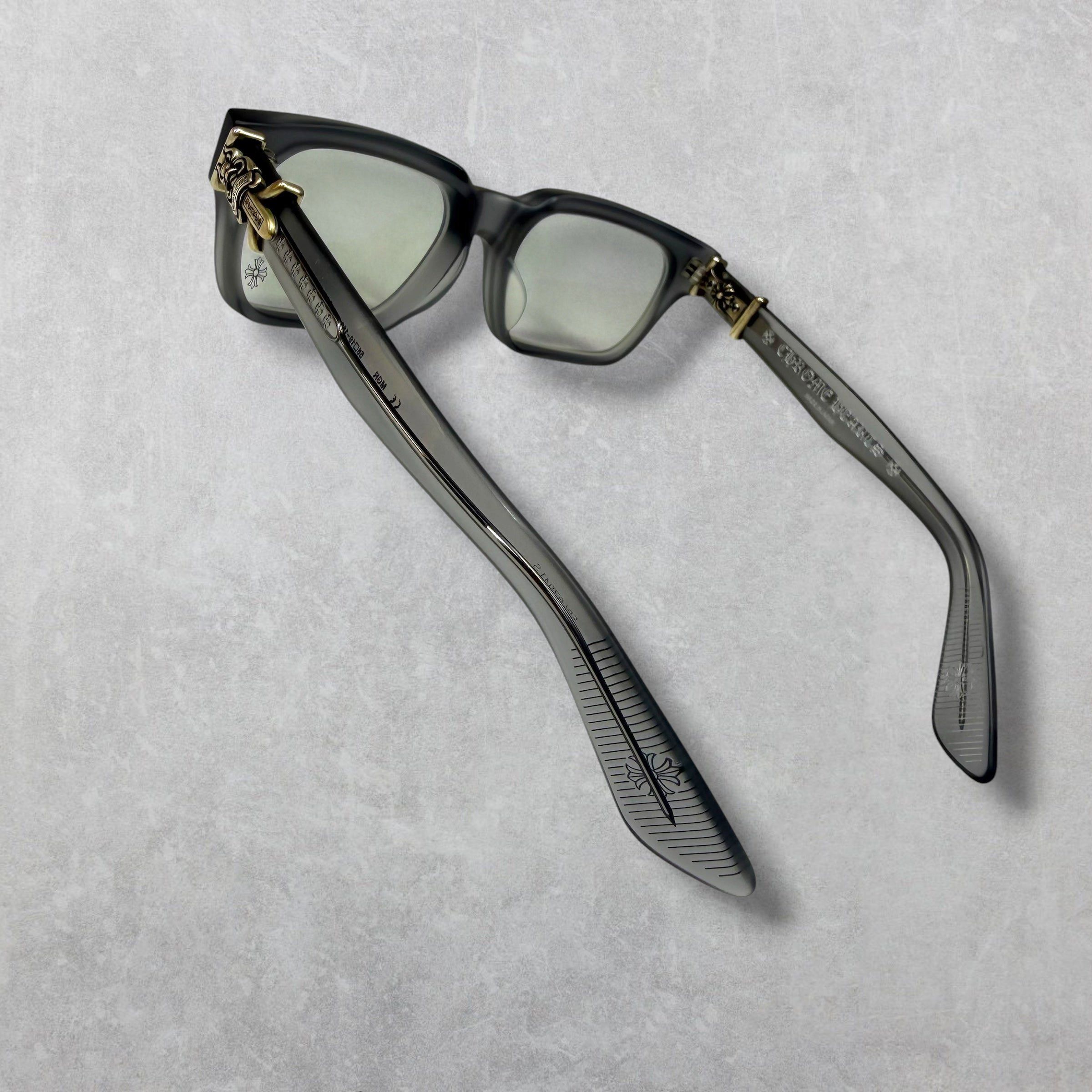 Chrome Hearts Chrome Hearts Vagillionaire I Matte Grey Glasses Size ONE SIZE - 3 Thumbnail