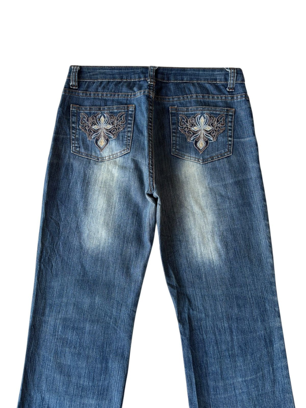 Kapital 💥HAPHAZARD FLARE JEANS BOOTCUT DENIM JAPANESE STYLE Size US 32 / EU 48 - 5 Thumbnail