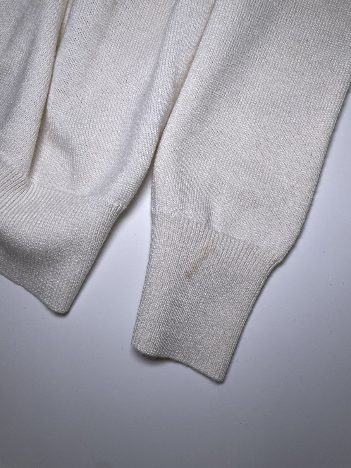 Sandro Sandro Paris Ecru Mock Neck Sweater – Industrial Size US XS / EU 42 / 0 - 9 Thumbnail