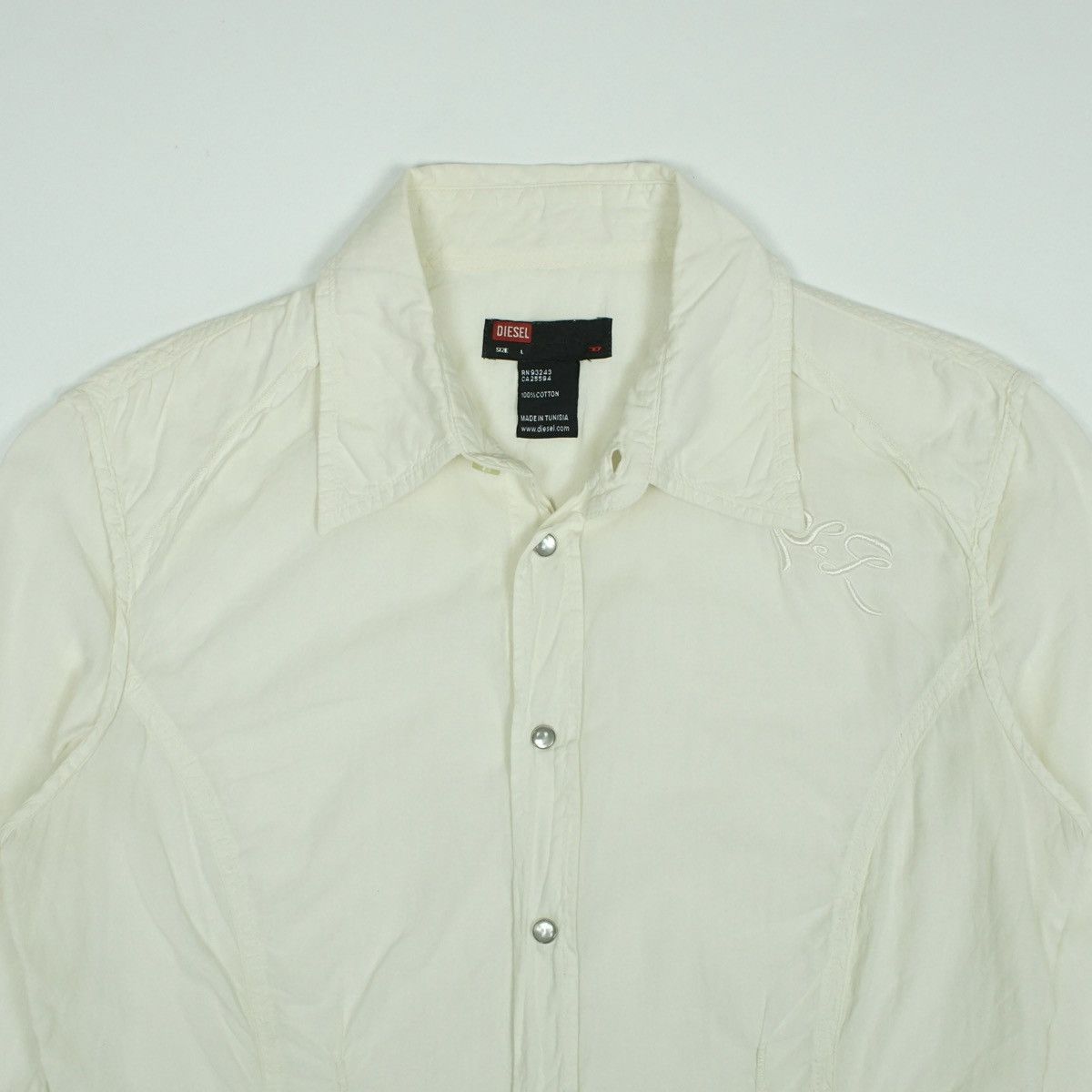 Diesel *NoTariff Diesel Womens Button Up Size L / US 10 / IT 46 - 2 Thumbnail