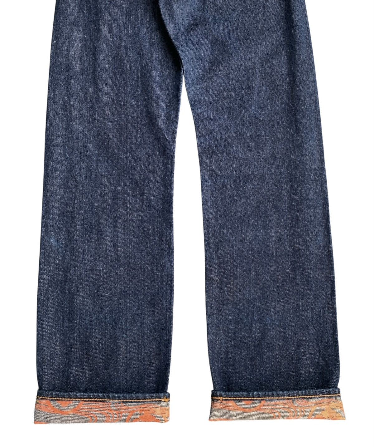 Evisu Vintage Evisu Buckle Back Koi Fish Painted Selvedge Denim Size US 30 / EU 46 - 2 Thumbnail