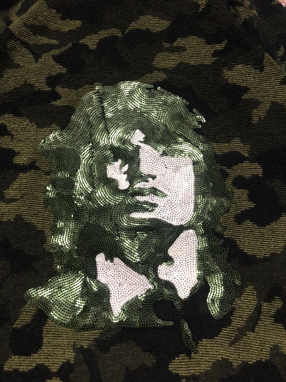 Japanese Brand Dartin Bonarpato Camouflage Hoodie Full Zip Velvet Size US M / EU 48-50 / 2 - 10 Thumbnail