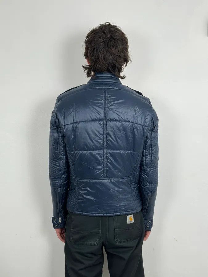 Daniele Alessandrini 2010s Daniele Alessandrini Navy Puffer Bomber Nylon Quilted Jacket Size US M / EU 48-50 / 2 - 2 Thumbnail