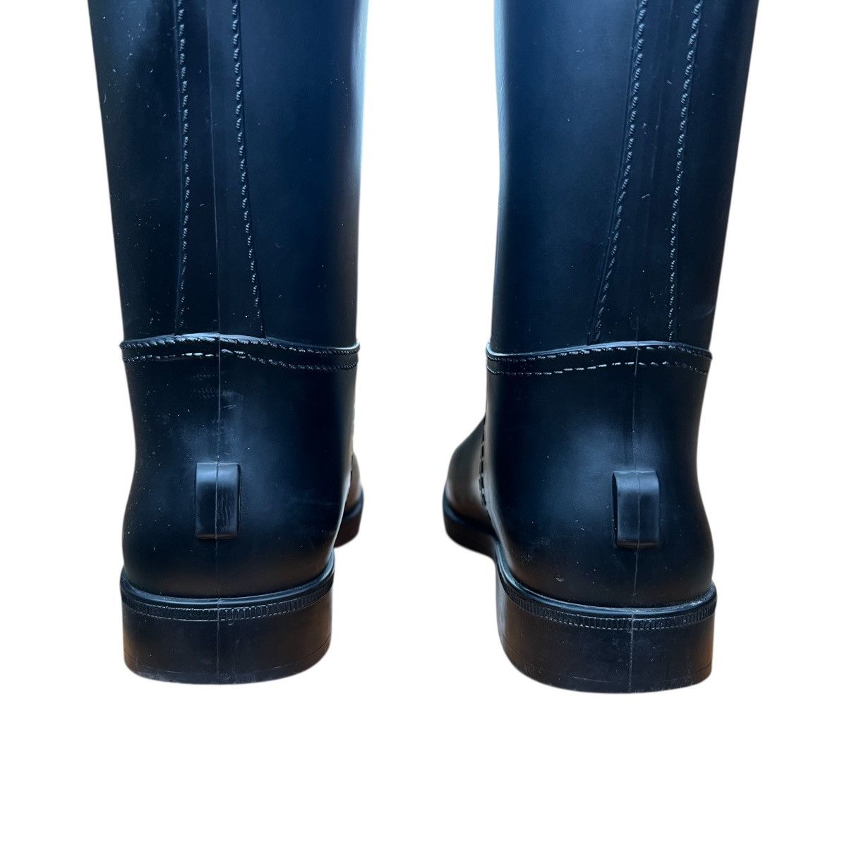 Love Moschino Love Moschino Rubber Rain Boots W’ Knee High Logo Wellies Size US 6 / IT 36 - 4 Thumbnail