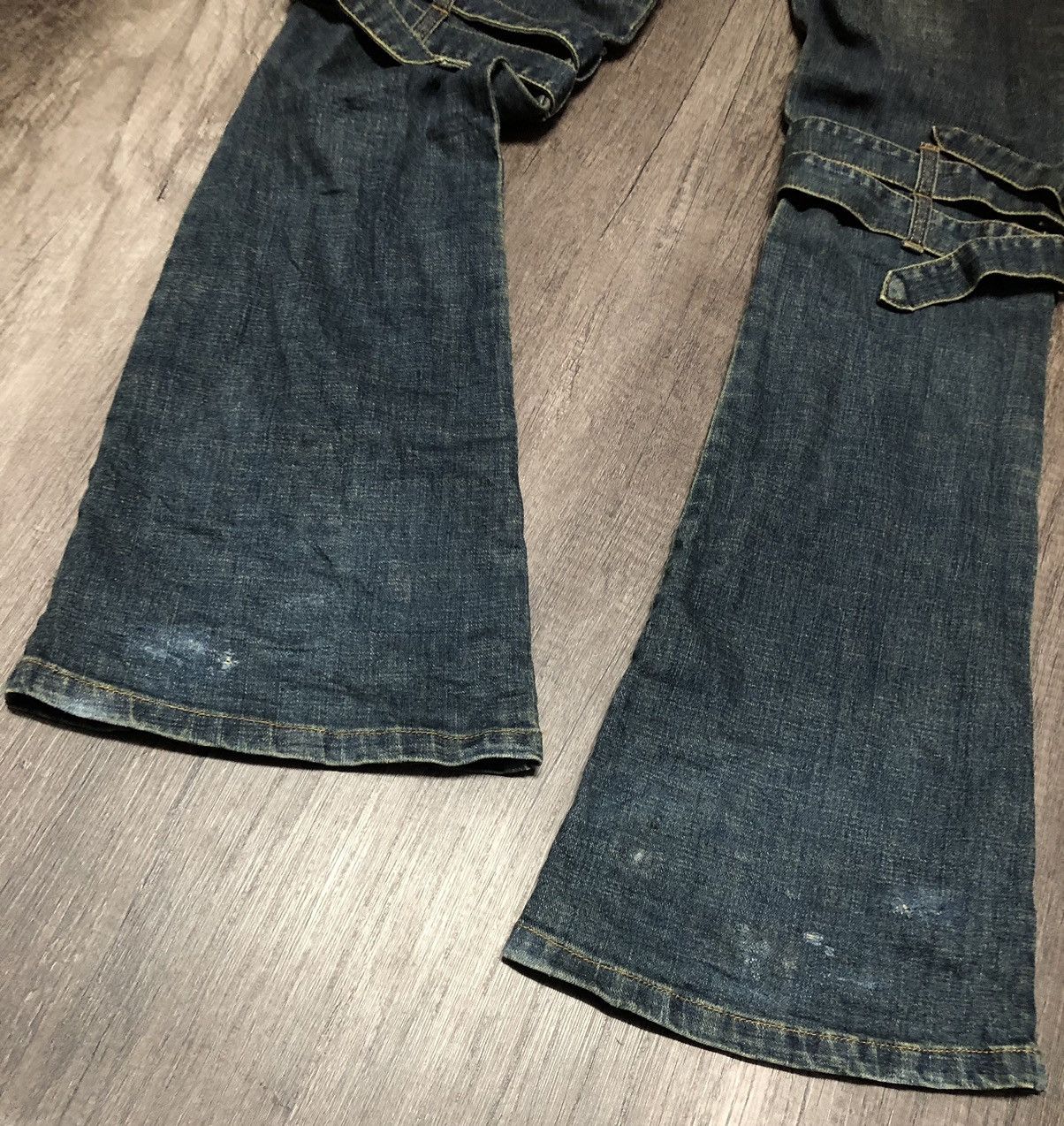 Japanese Brand Vintage Play Chess Flared Jeans Bondage Design Size US 28 / EU 44 - 18 Thumbnail