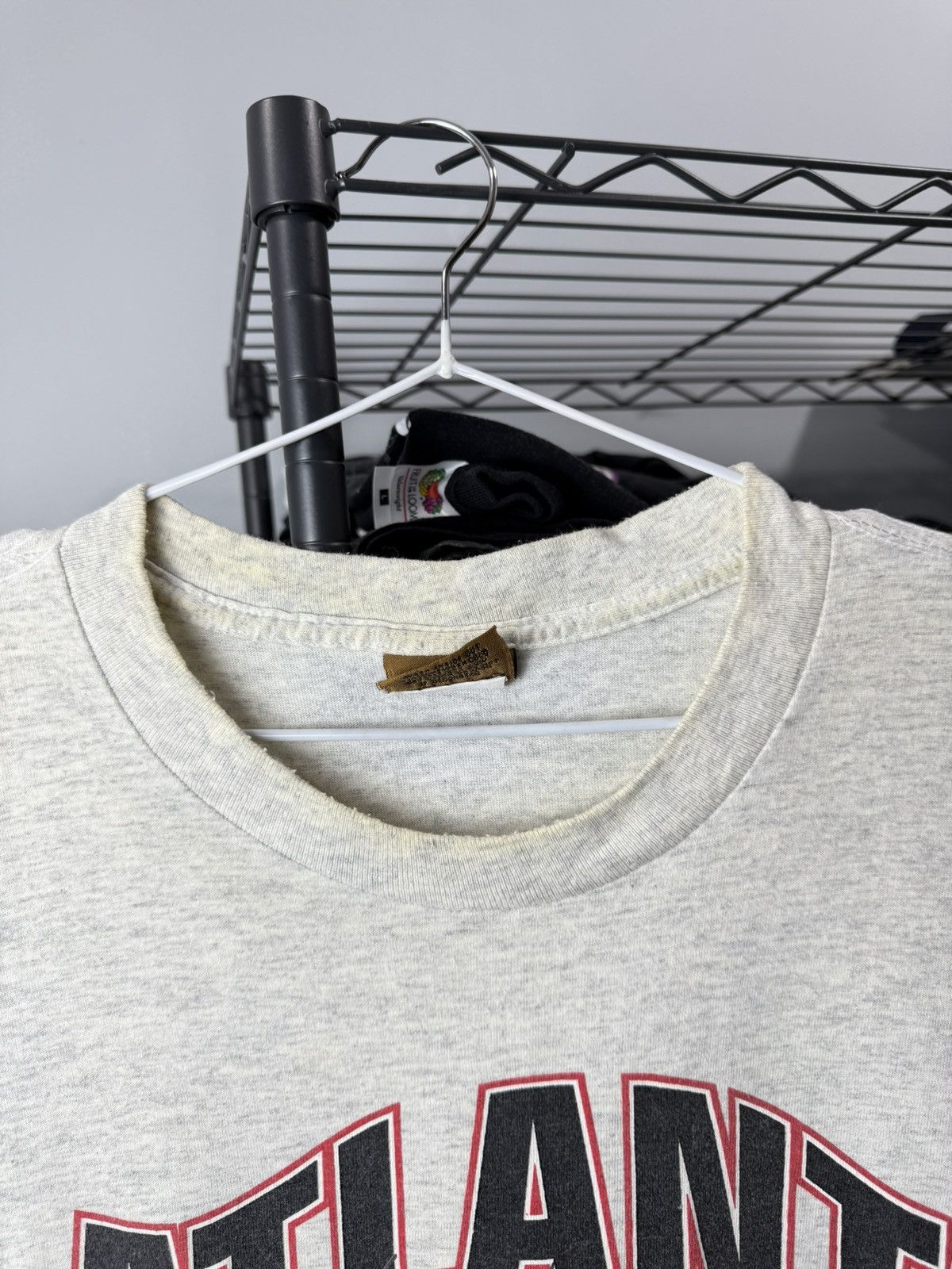 Vintage Rare 1993 NFL Atlanta Falcons Nutmeg T Shirt Size US XL / EU 56 / 4 - 9 Thumbnail