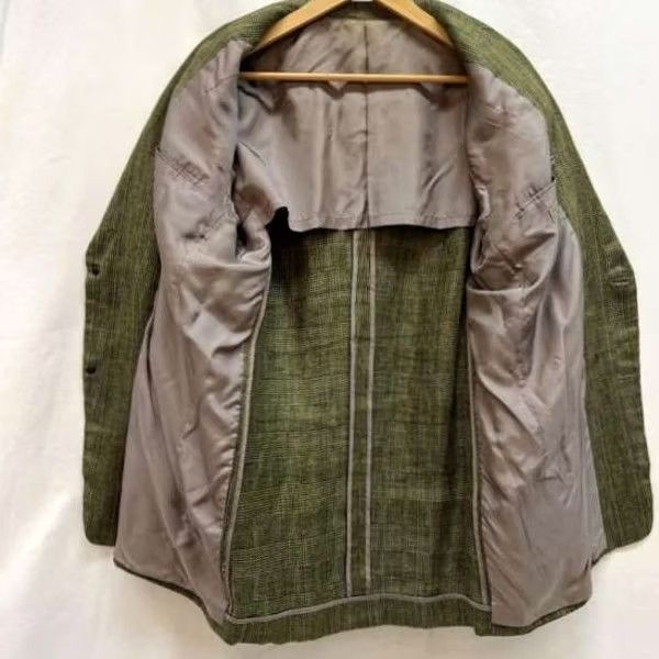 Yohji Yamamoto Yohji Yamamoto Linen Tailored Jacket M Green Men’s Jacket Tailored Jacket 80s Y's for men"} Size US M / EU 48-50 / 2 - 7 Thumbnail