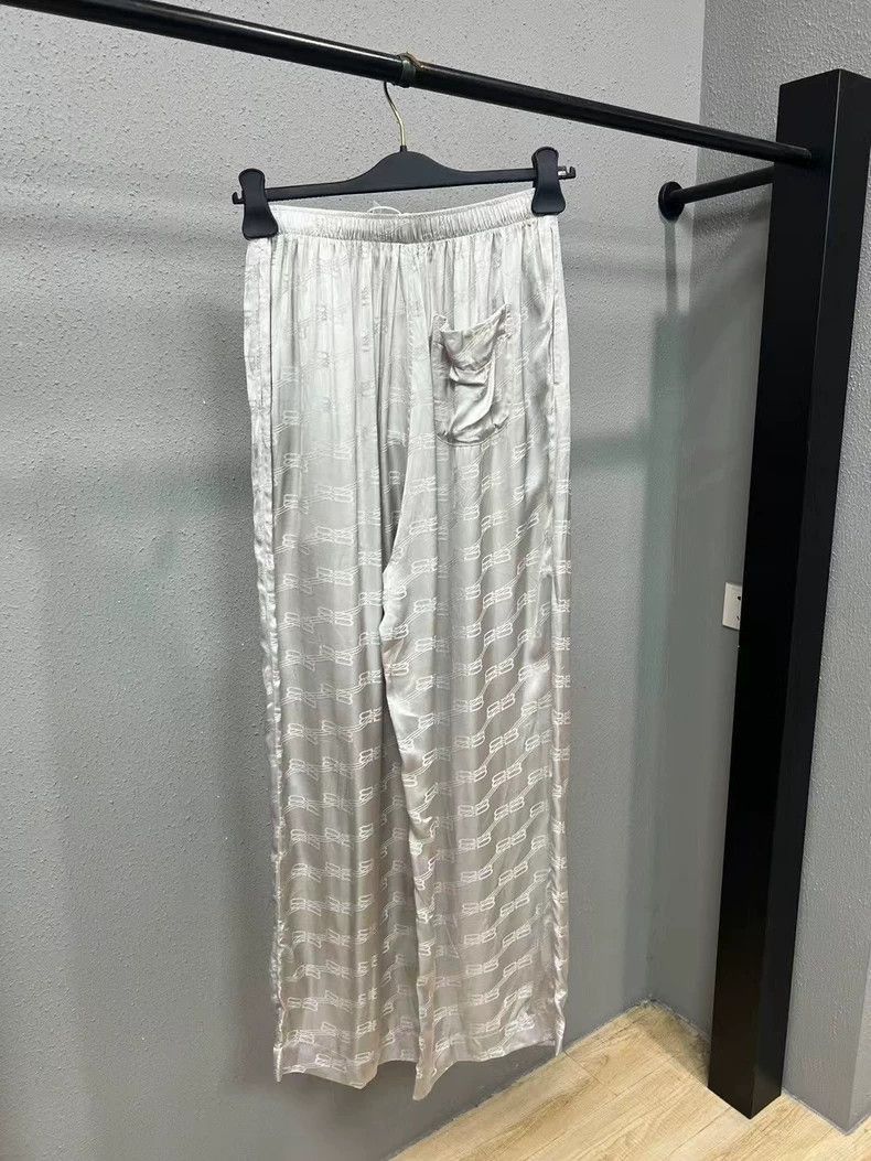 Balenciaga Balenciaga Silk Printed Casual Pants Size 34-2506 Size US 34 / EU 50 - 2 Thumbnail