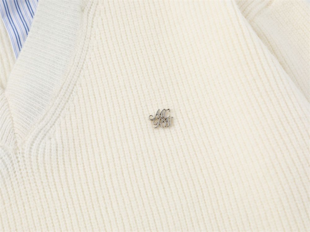 Vintage Men's loose striped POLO collar fake two-piece sweater Size US M / EU 48-50 / 2 - 4 Thumbnail