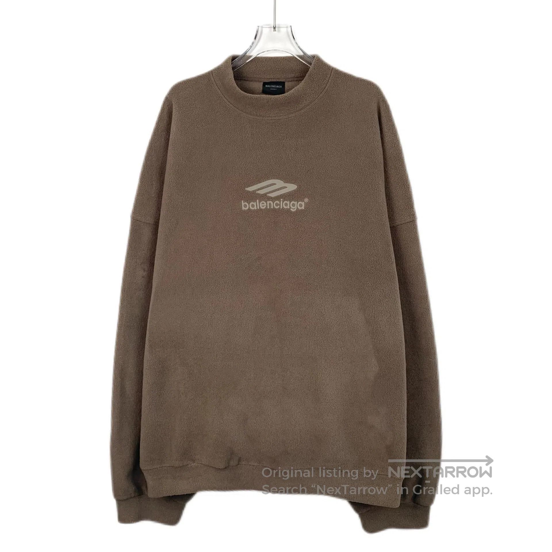 Balenciaga Pierced Neck Sweatshirt | Grailed