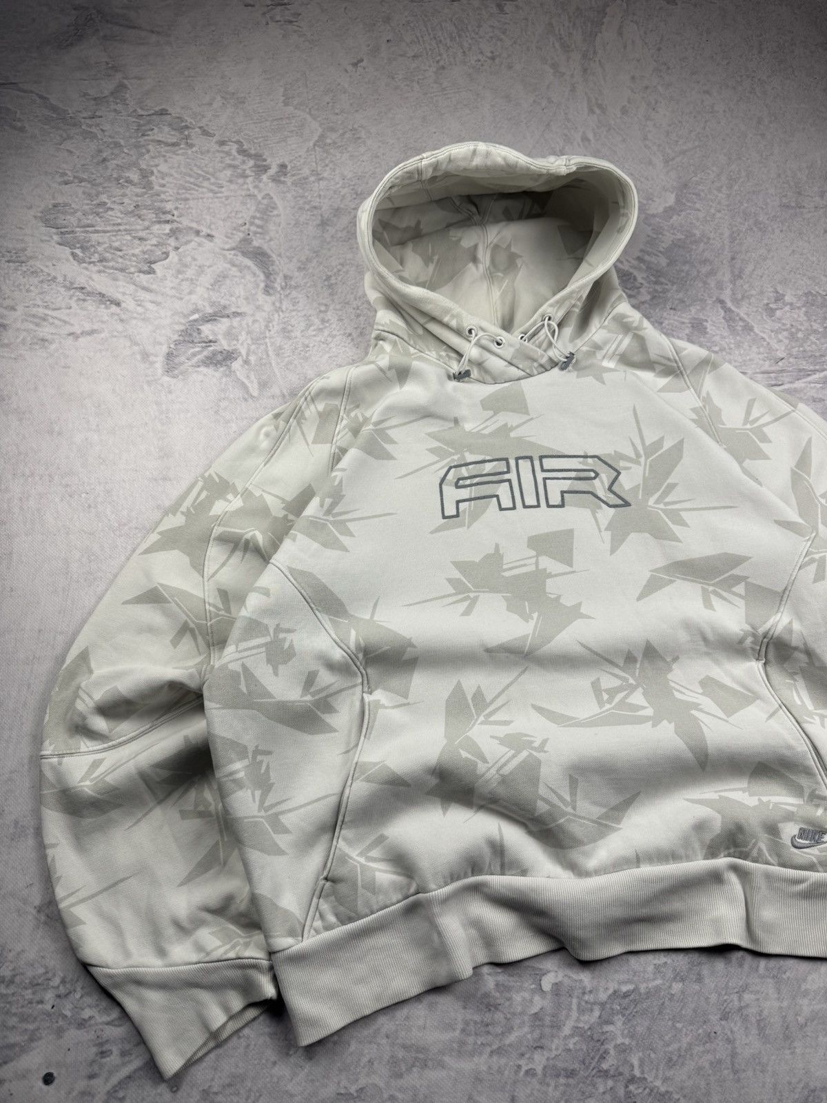 Nike × Vintage NIKE VINTAGE CENTER LOGO OVERSIZE BOXY HOODIE Size US XL / EU 56 / 4 - 2 Thumbnail