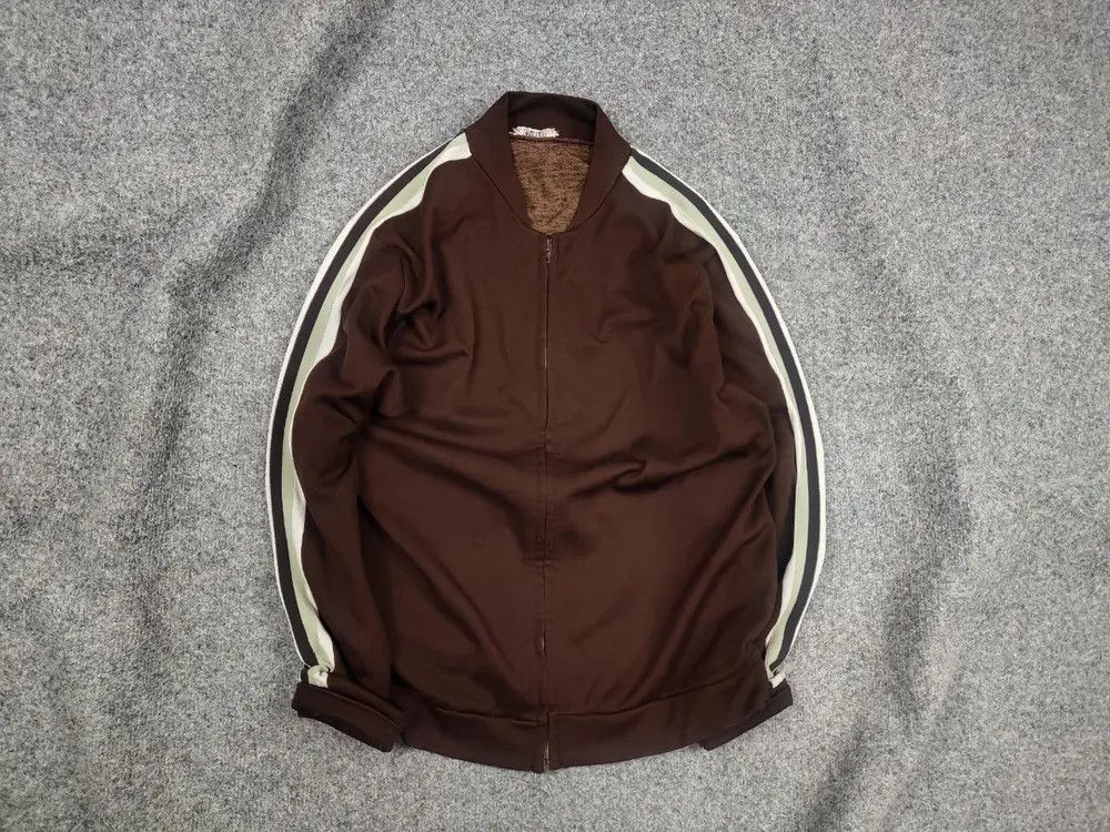 Vintage Tentation Vintage 70's track College Jacket Virgin Wool Dark Size US S / EU 44-46 / 1 - 1 Thumbnail
