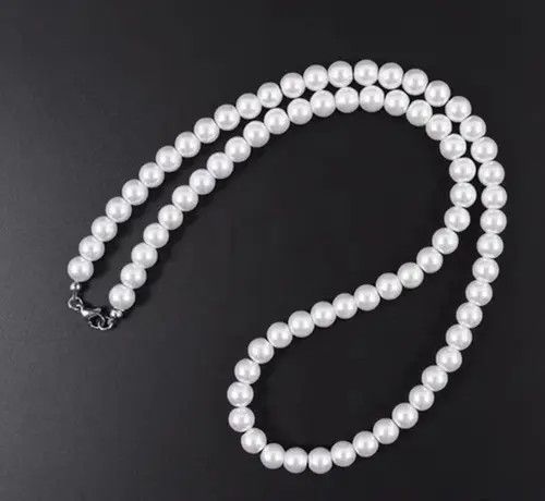 Vintage Pearl Necklace Casual Chain Jewelry Classic Imitation Bead Size ONE SIZE - 2 Thumbnail