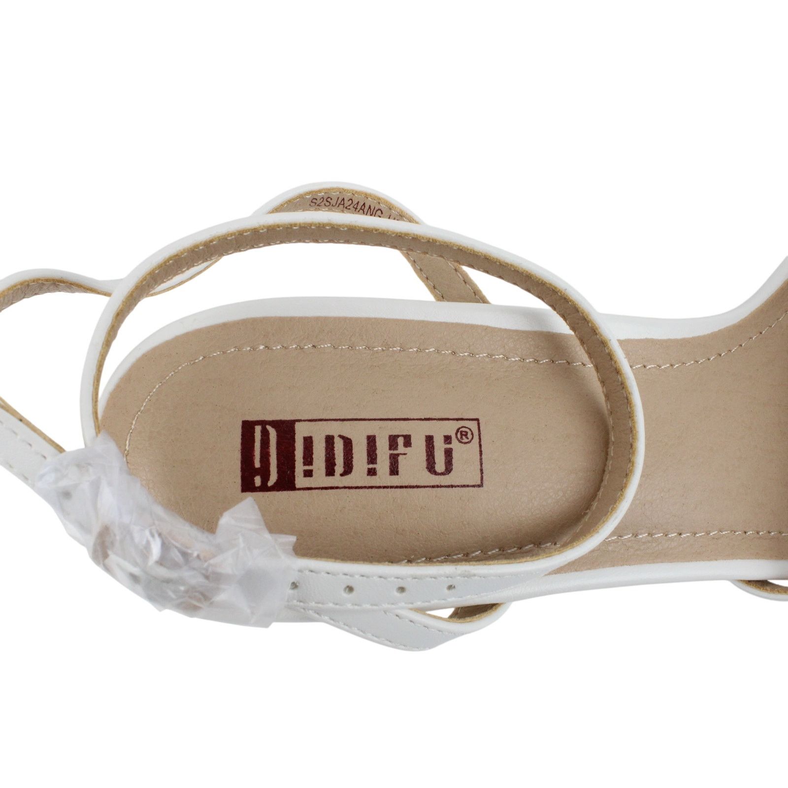 & Other Stories Idifu Womens White 2.5" Heels With Ankle Strap - Size 7.5 Size US 7.5 / IT 37.5 - 9 Thumbnail