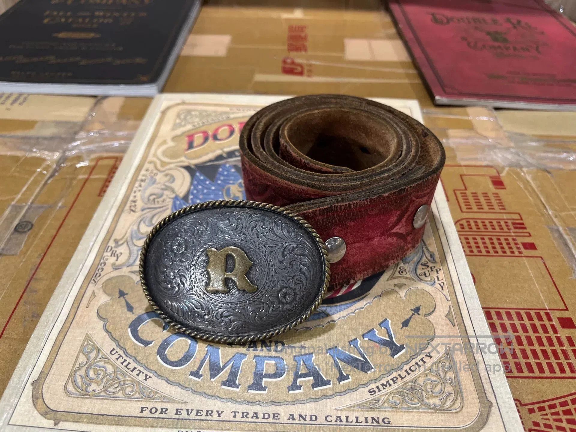 RRL Ralph Lauren vintage double rl ralph lauren belt. Size ONE SIZE - 2 Thumbnail