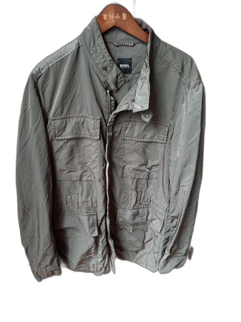 Emporio Armani Boss Lightweight Jacket in Gray Size US L / EU 52-54 / 3 - 1 Thumbnail