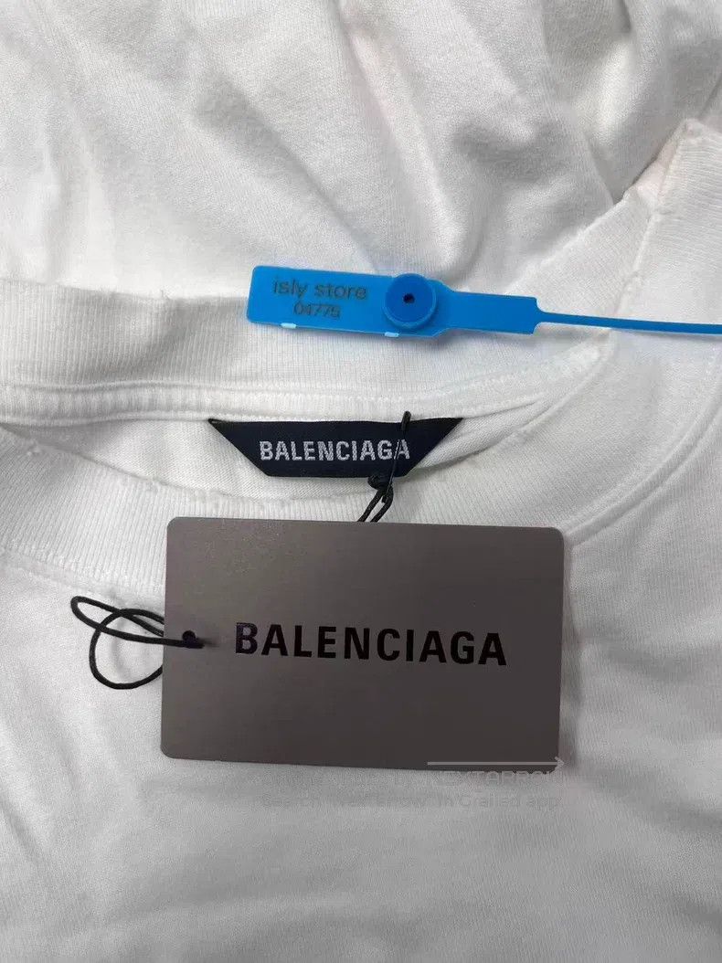Balenciaga Balenciaga Colorful Dog印花Retro Plain Short Sleeve T-Shirt Size US L / EU 52-54 / 3 - 4 Thumbnail