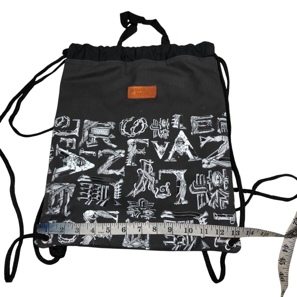 Japanese Brand 📌Vintage Biker Bag Final Japan Over Print Design Size ONE SIZE - 11 Thumbnail