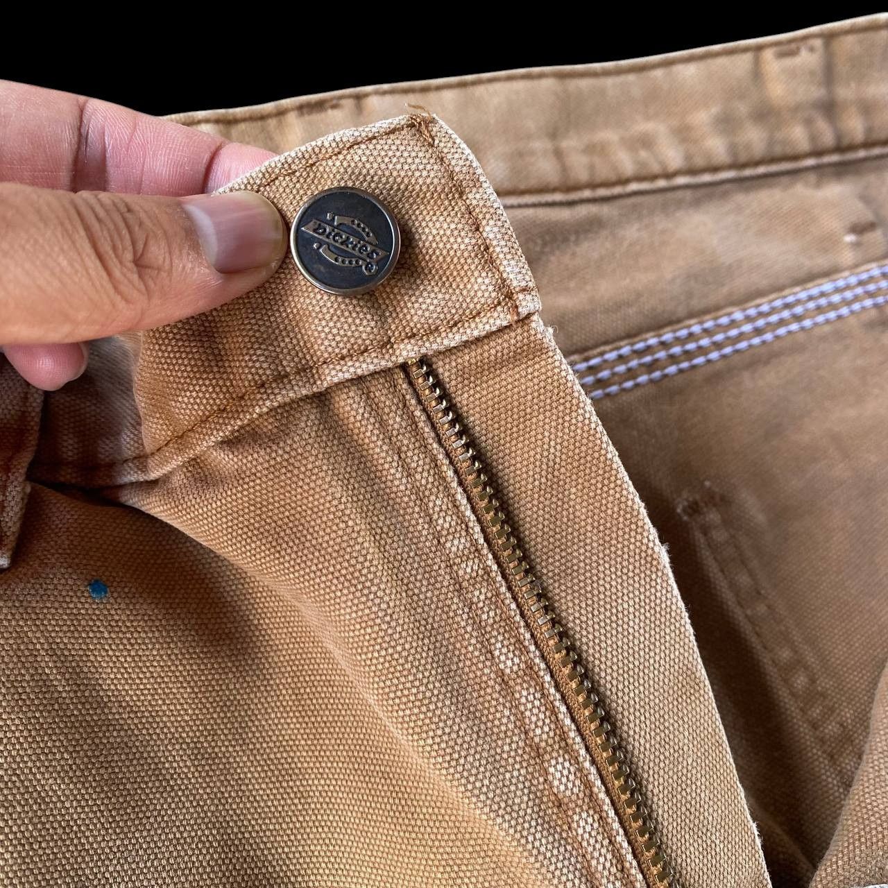 Dickies VINTAGE DICKIES DISTRESSED CARPENTER BROWN DENIM W34X34 Size US 34 / EU 50 - 10 Thumbnail
