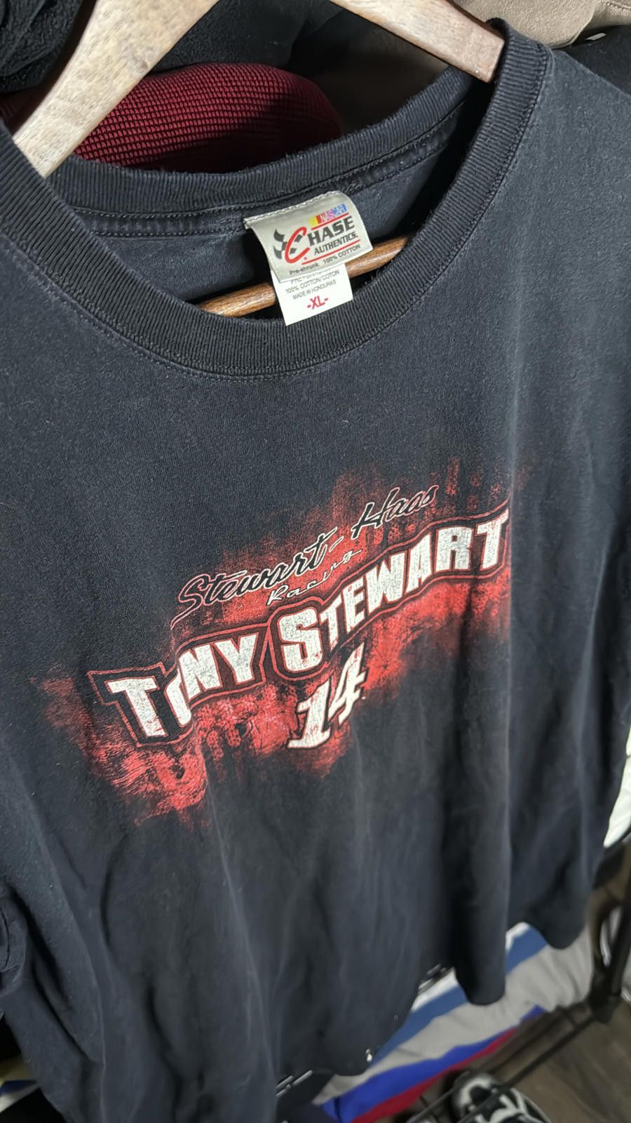 Chase Authentics Vintage Tony Stewart Nascar T-shirt Size US XL / EU 56 / 4 - 2 Thumbnail