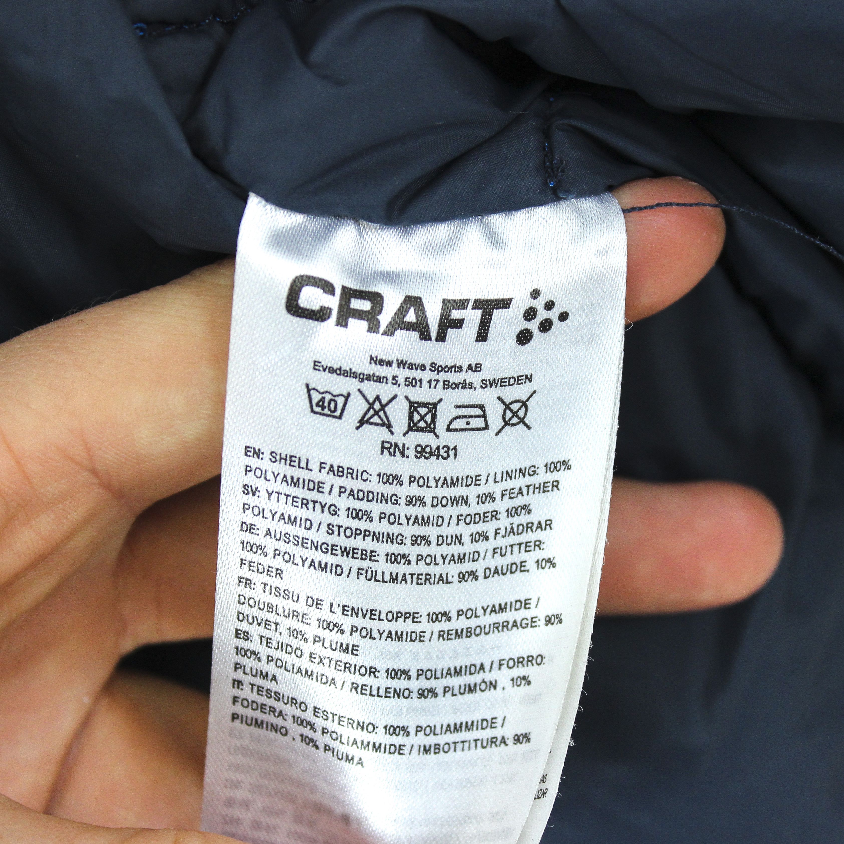 Other CRAFT lightweight Down Jacket Fill Women L Puffer Padded Size L / US 10 / IT 46 - 5 Thumbnail