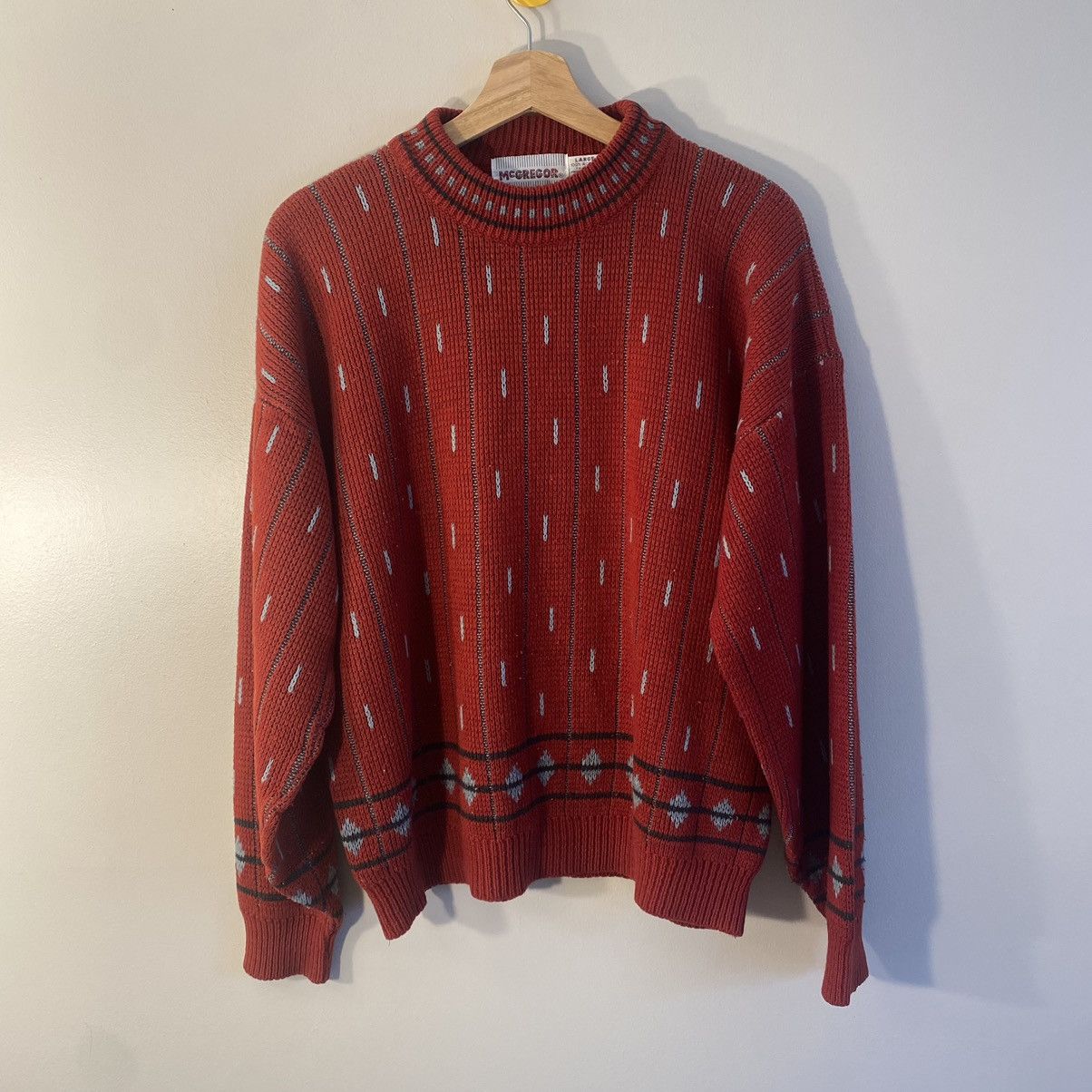 McGregor 70s McGregor Pullover Knit Sweater Large Size US L / EU 52-54 / 3 - 2 Thumbnail