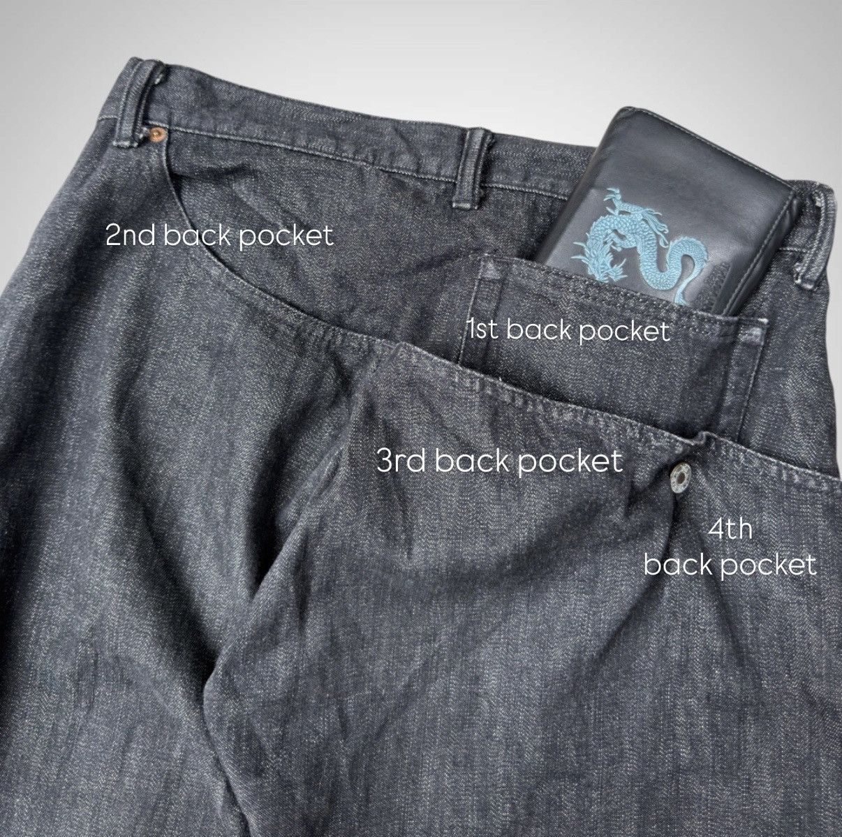 Yohji Yamamoto Y’s by Yohji Yamamoto Asymmetrical Sideways Denim Size US 34 / EU 50 - 5 Thumbnail
