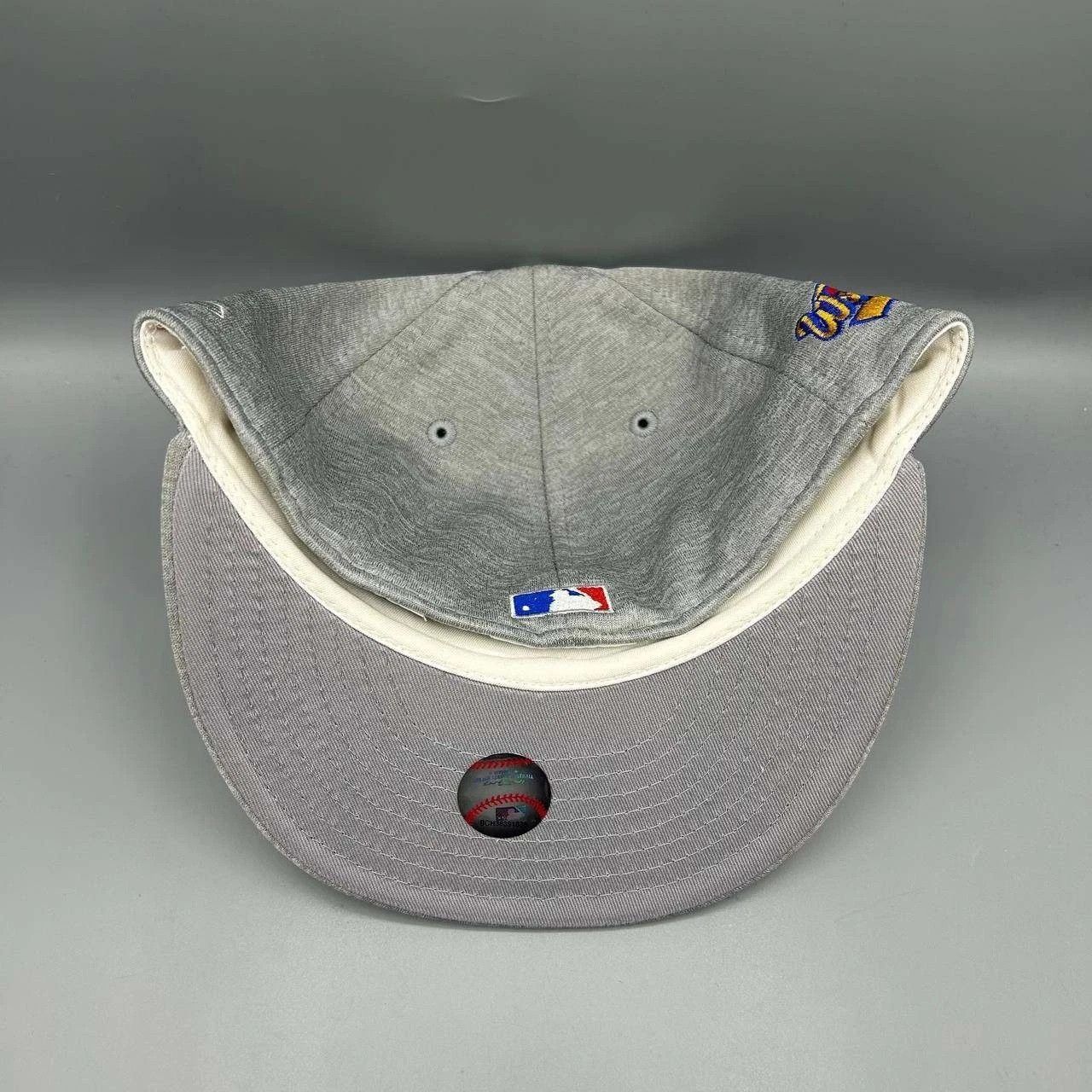 New Era Toronto Blue Jays Hat Men 7 1/4 Gray MLB Fitted Cap Size ONE SIZE - 9 Thumbnail