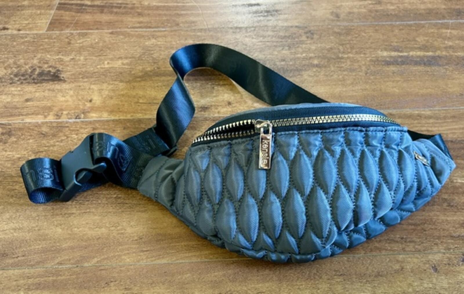 Other Kensie Quilted Black Fanny Pack Waist Bag Size ONE SIZE - 1 Thumbnail