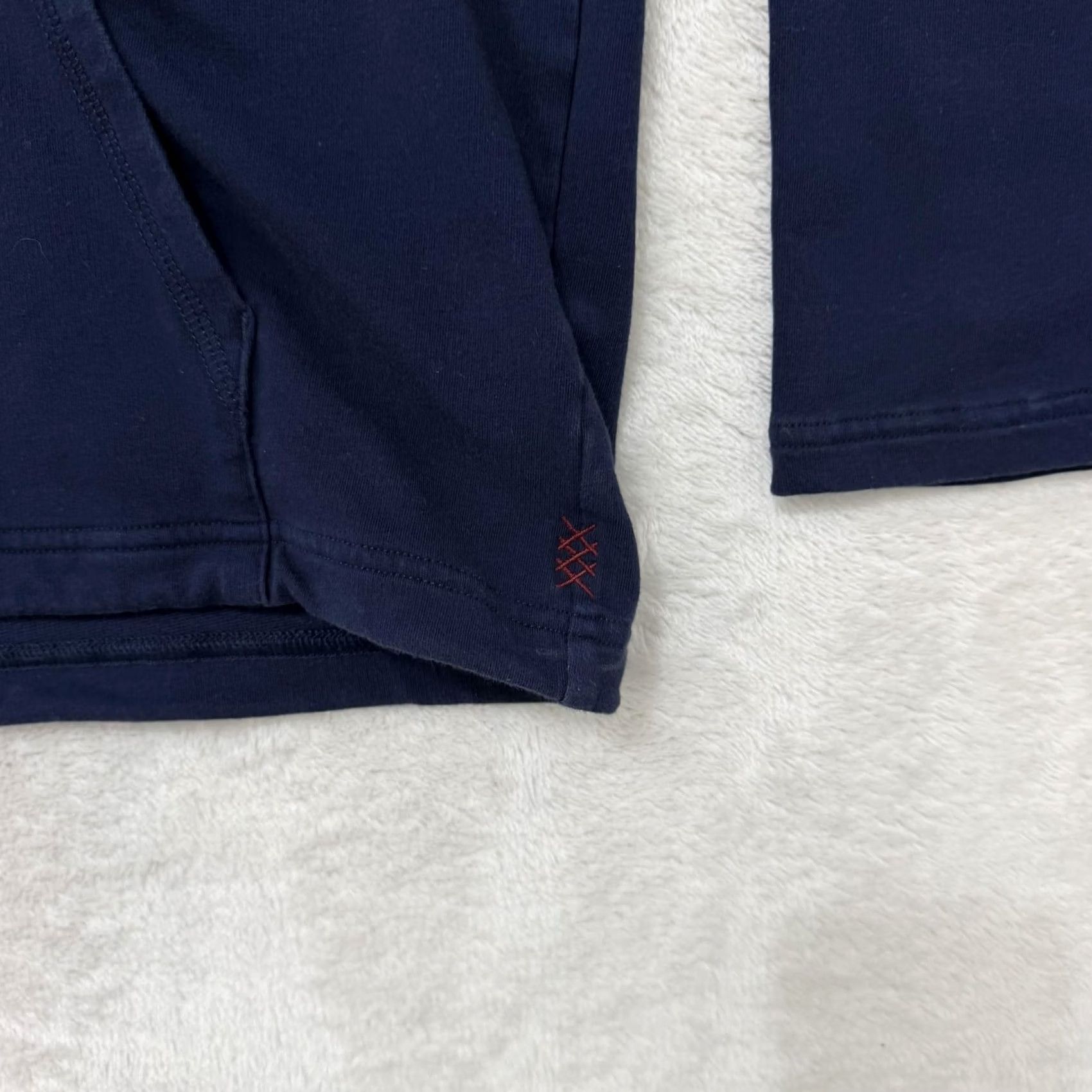 Rhone Rhone Hoodie Mens L Blue Henley Knit Pullover with Pockets Casual Sweatshirt Sleeve Long Crew Neck Button Front Size US L / EU 52-54 / 3 - 5 Thumbnail
