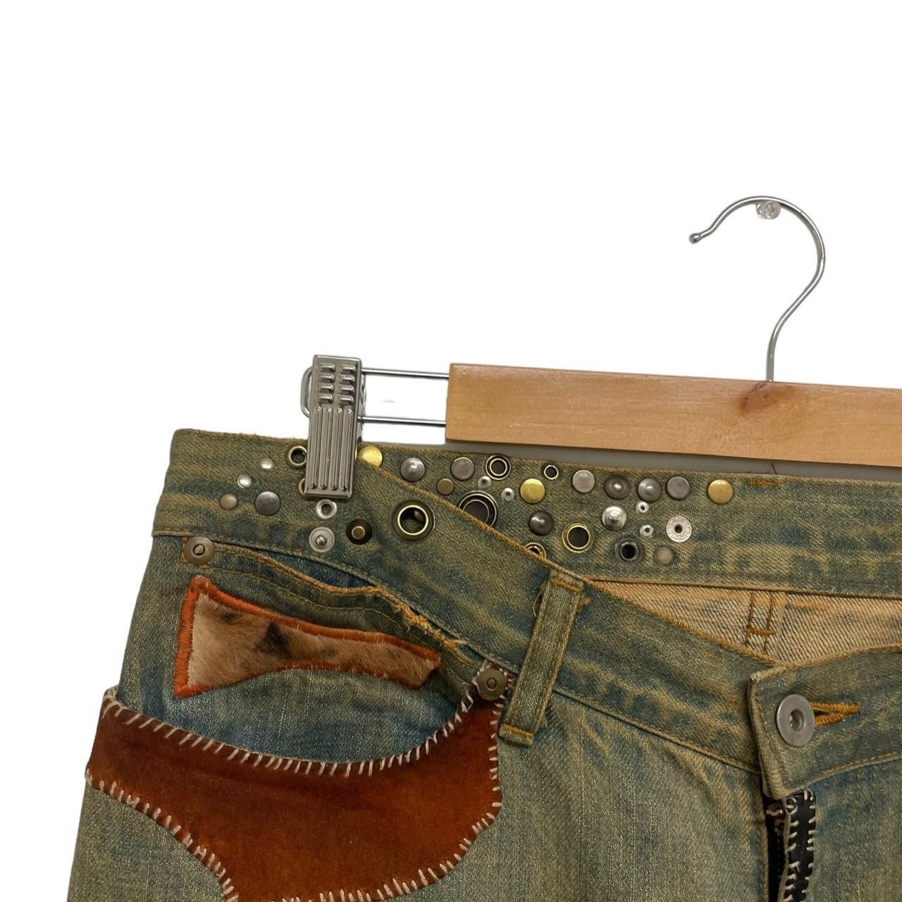 If Six Was Nine Ifsixwasnine crazy africans denim Size US 30 / EU 46 - 2 Thumbnail