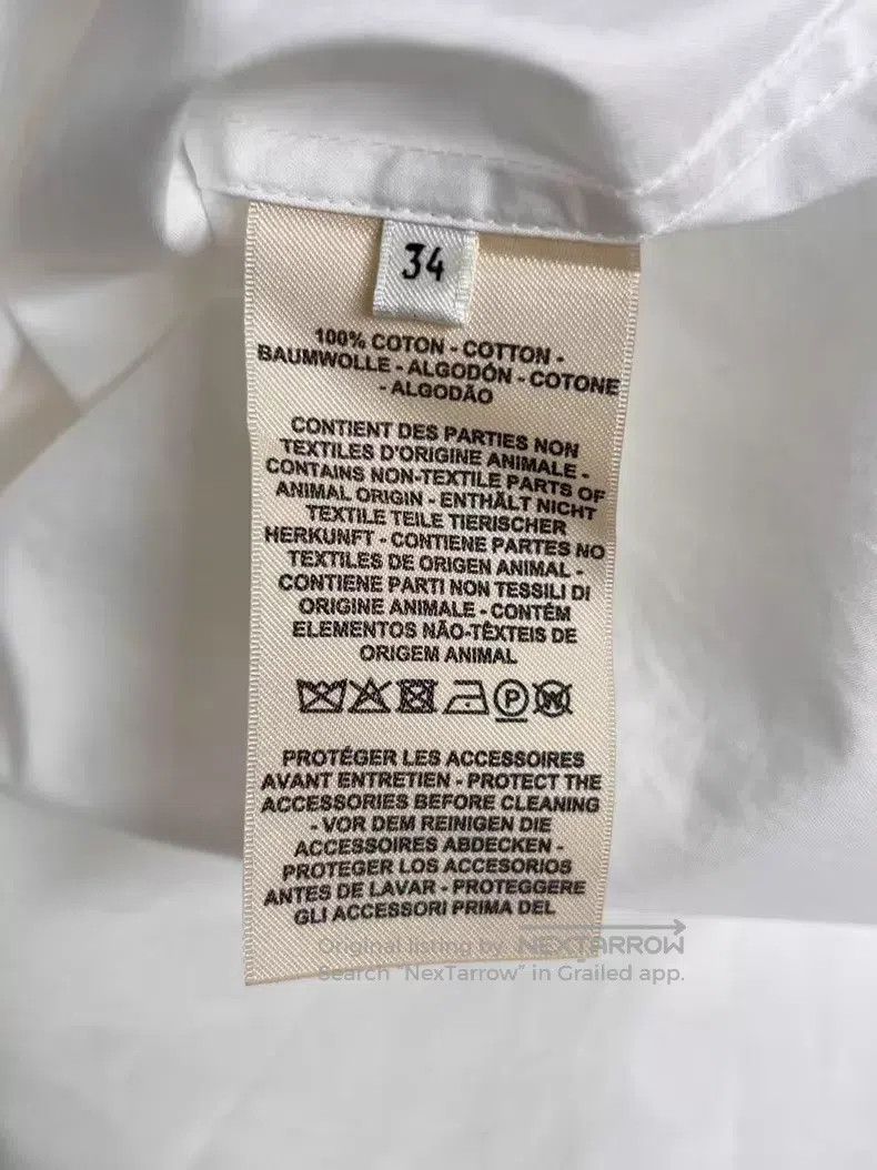 Hermes Hermes White pig nose shirt dress Size XXS / US 00 / IT 34 - 6 Thumbnail