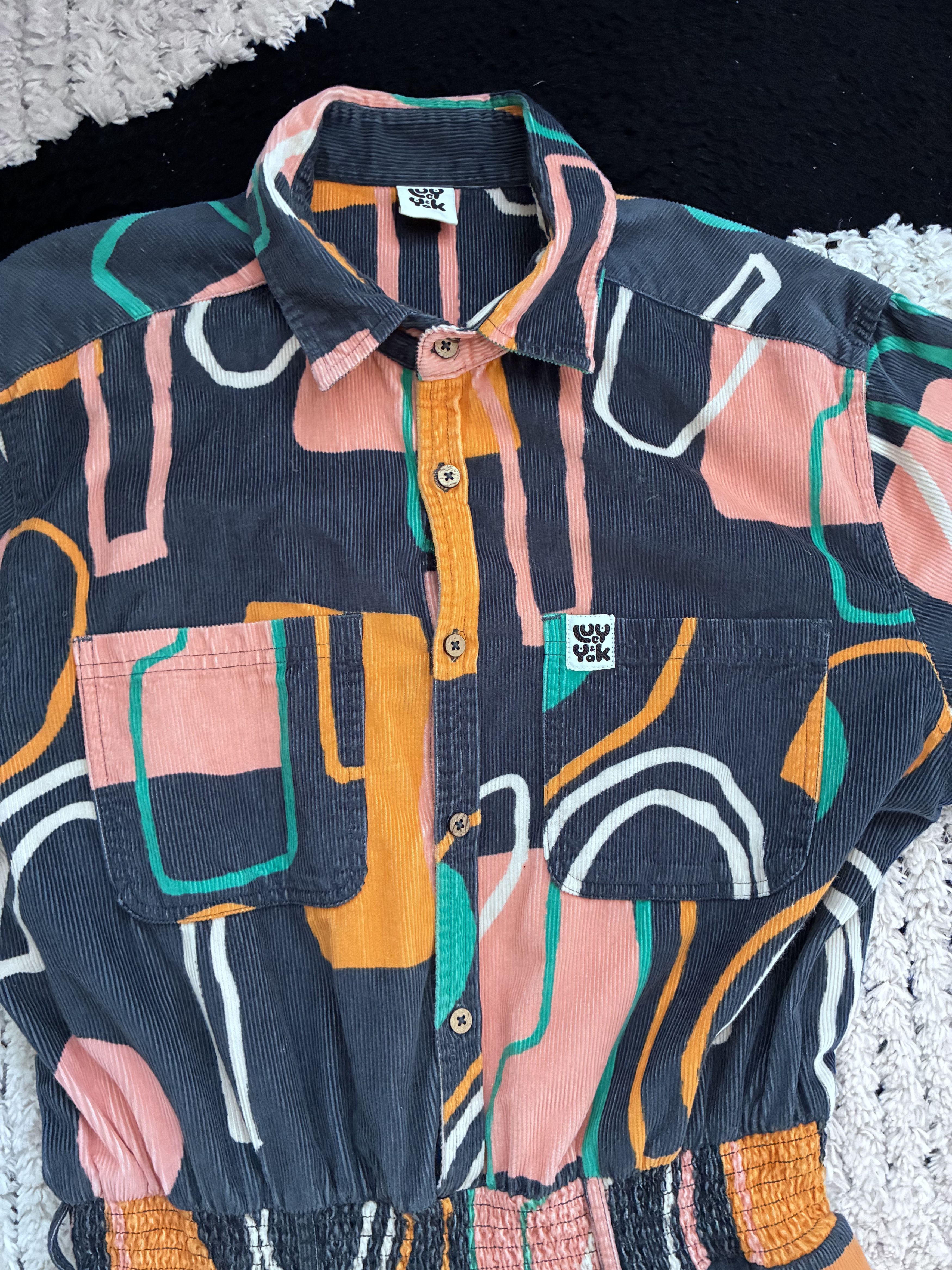Other Eddie Corduroy Boiler Suit in Grunge Paisley Size 30" / US 8 / IT 44 - 4 Thumbnail