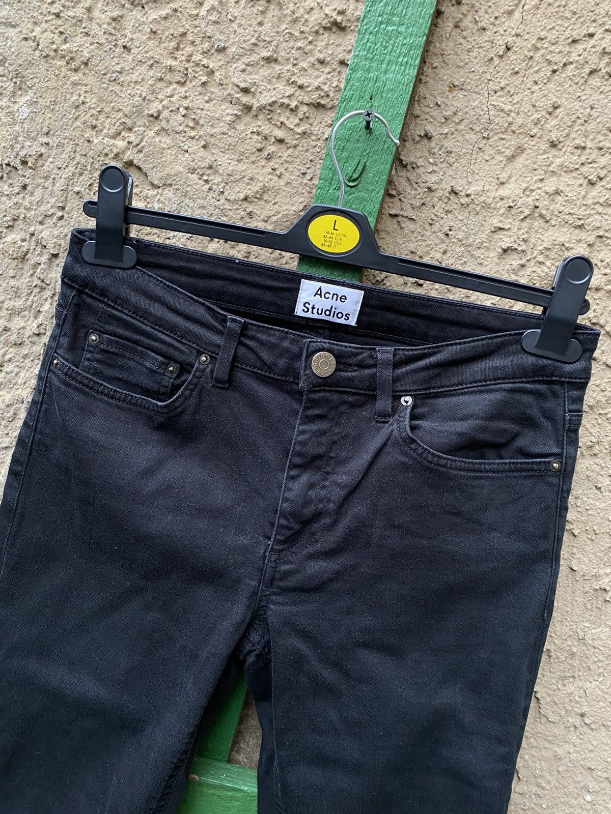 Acne Studios Acne Studios Skin 5 Black Skinny Denim Pants 28/32 Women’s Size 28" / US 6 / IT 42 - 2 Thumbnail