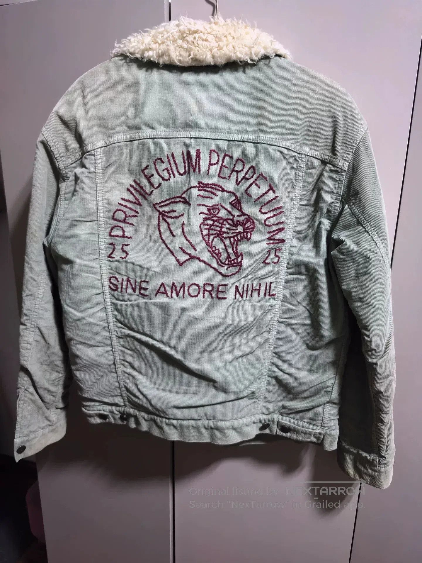 Gucci GUCCI Corduroy Jacket with Shearling Detail. Size M / US 6-8 / IT 42-44 - 2 Thumbnail
